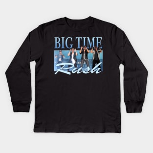 Big Time Rush Retro Band logo Kids Long Sleeve T-Shirt